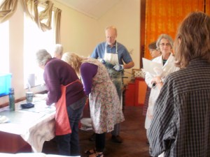 Collagraph workshop with Laurie Rudling (© Mari French)