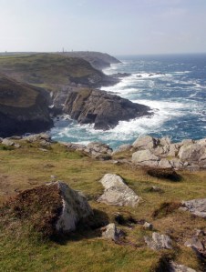 Cape Cornwall from Pendeen Lighthouse © Mari French 2011
