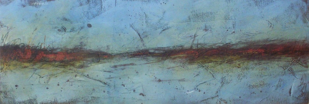 Saltmarsh (mixed media on board) © Mari French 2012