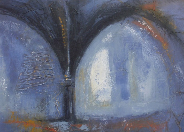 Undercroft - blue shadows © Mari French 2012
