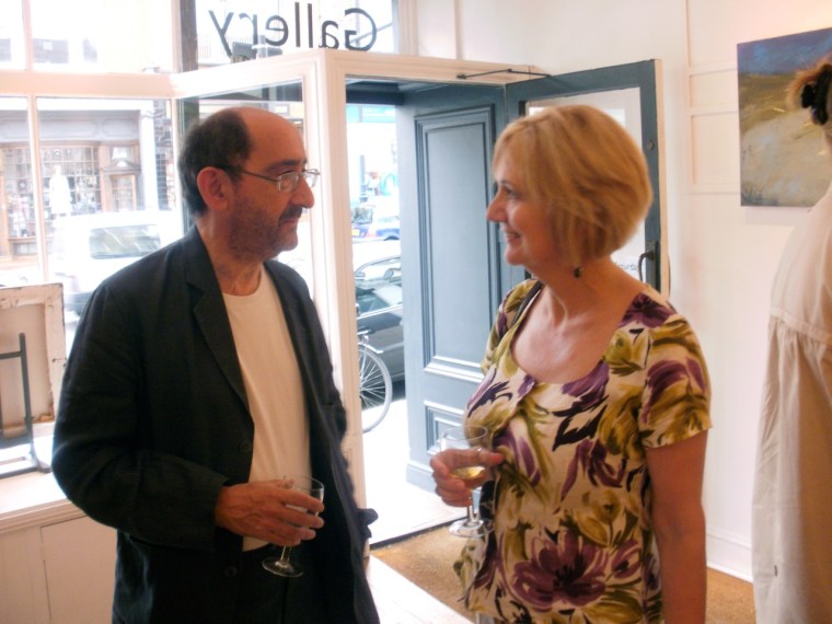 Me and my good friend Stephen whose support and hard work made this show possible for me