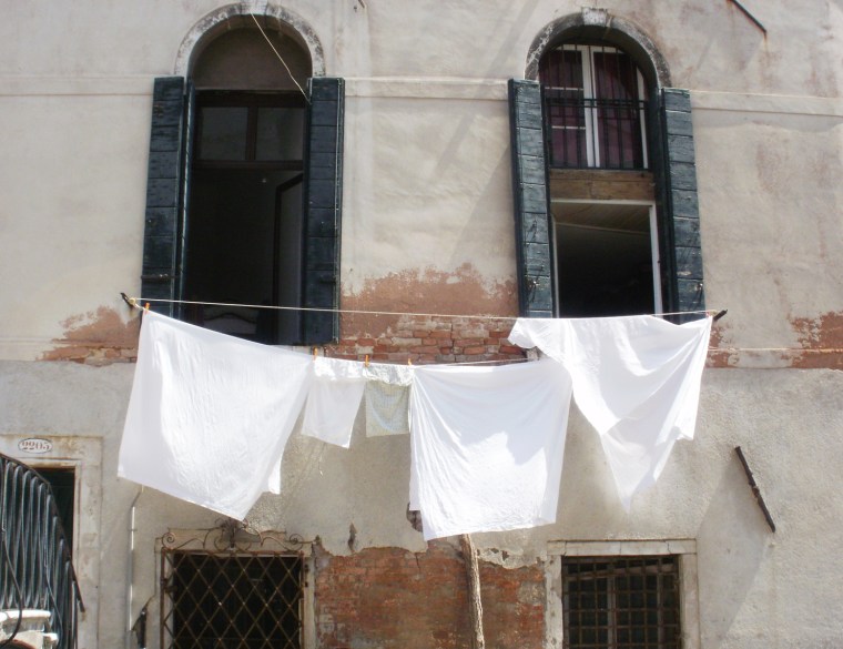washing, hostel © Mari French 2012