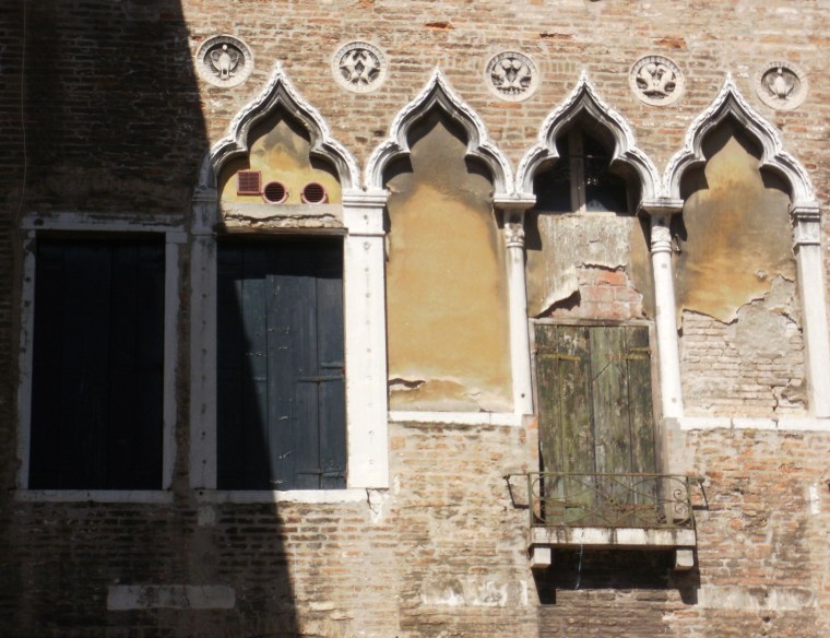 Venetian-gothic windows © Mari French 2012