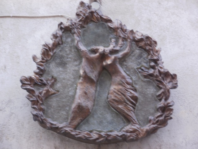 Plaque outside theatre, Venice