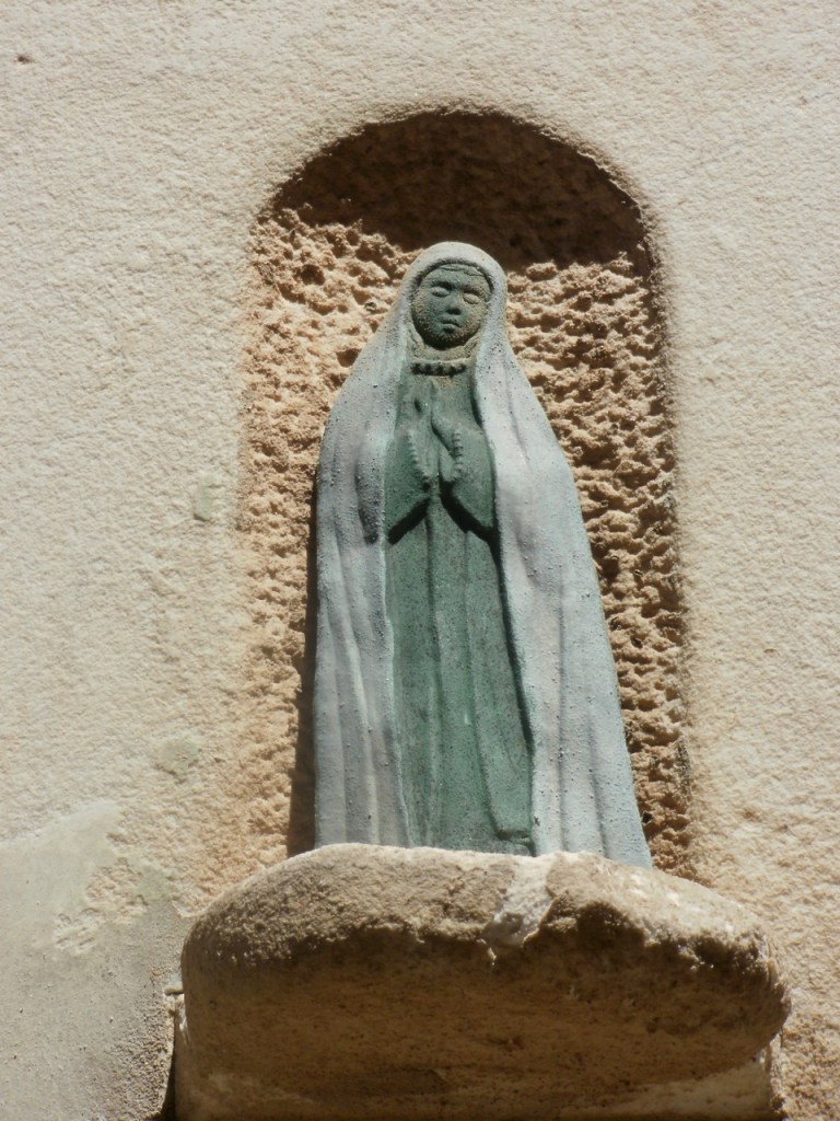 Wall shrine to saint, Venice