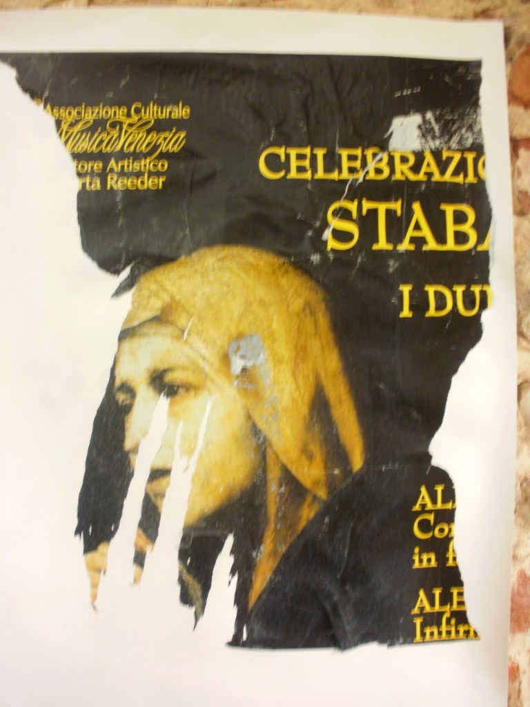 Stabat Mater, poster advertising choral event.