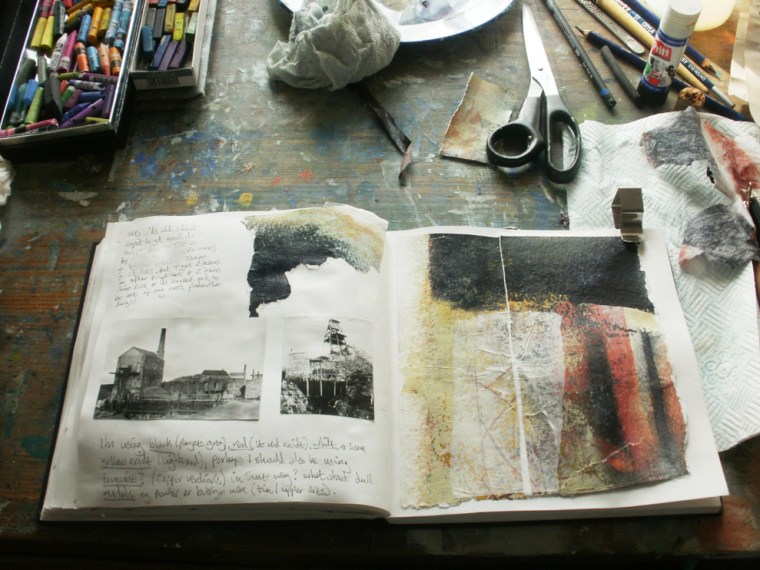 Mining imagery, workbook. © Mari French 2014