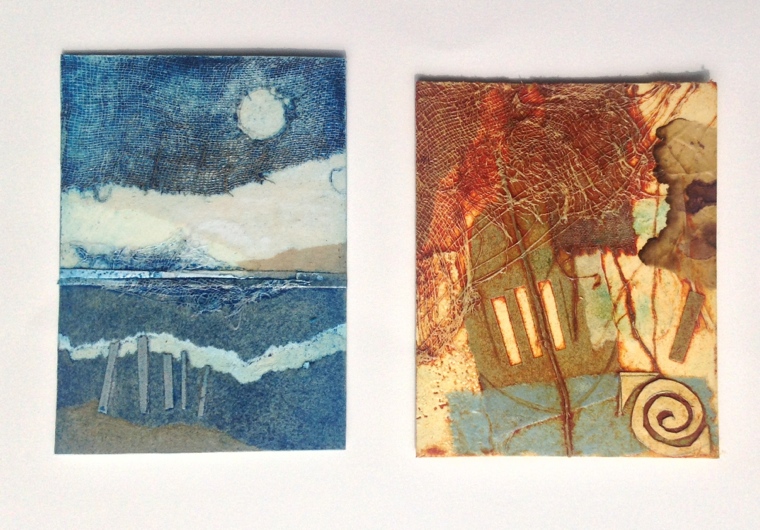 Collagraph plates. Mari French 2014