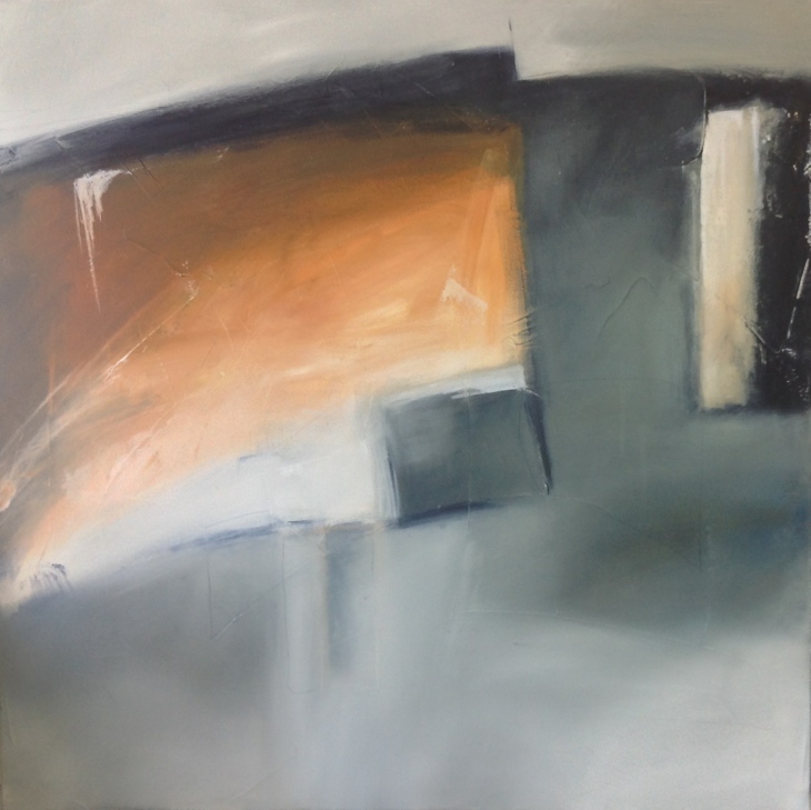 Untitled abstract, oil on canvas. Untitled abstract, oil on canvas.