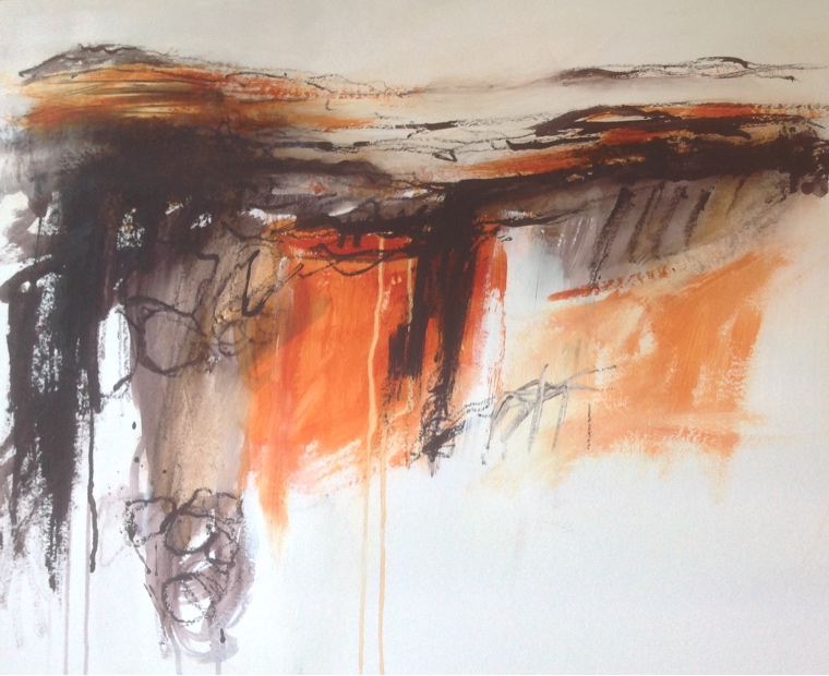 Experimental painting &copy; Mari French 2015