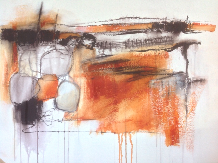 Experimental painting &copy; Mari French 2015