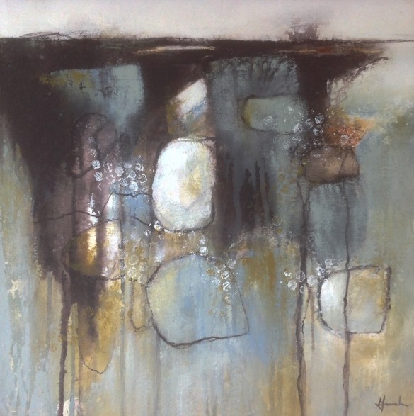 A quiet place A quiet place. Acrylic/ink on canvas board. Mari French 2015