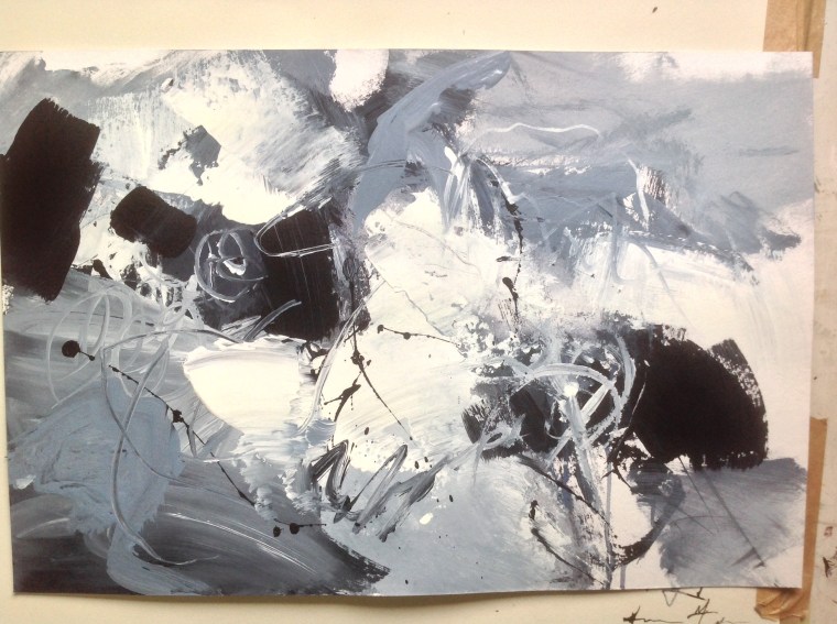 Tonal values experimental study © Mari French 2017