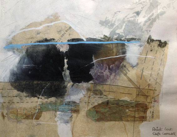 Sketchbook, Priest Cove. © Mari French 2017.