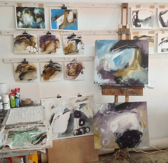 Studio work, Brisons Veor © Mari French 2017