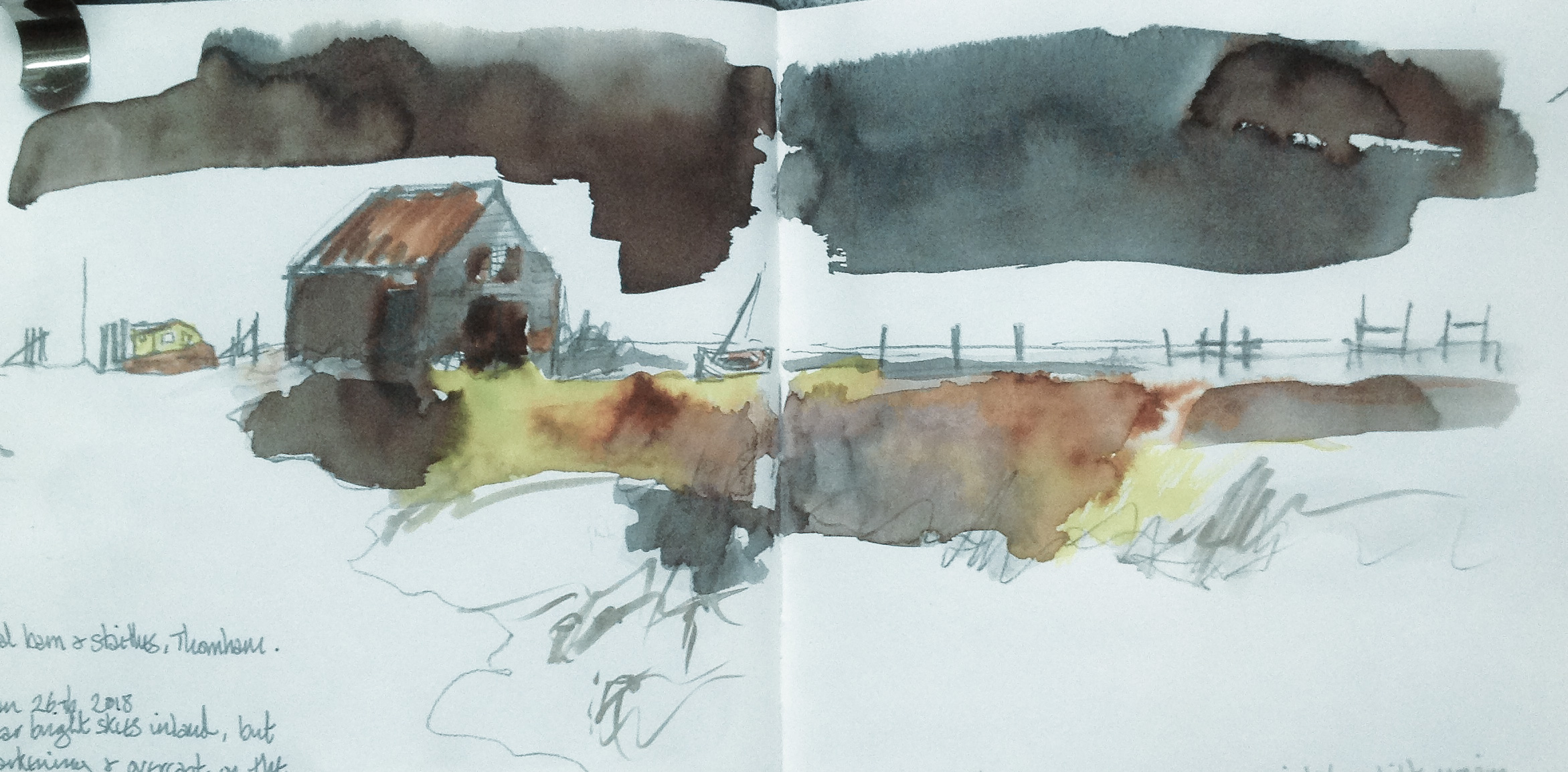 Old coal barn, Thornham, North Norfolk. © Mari French 2018