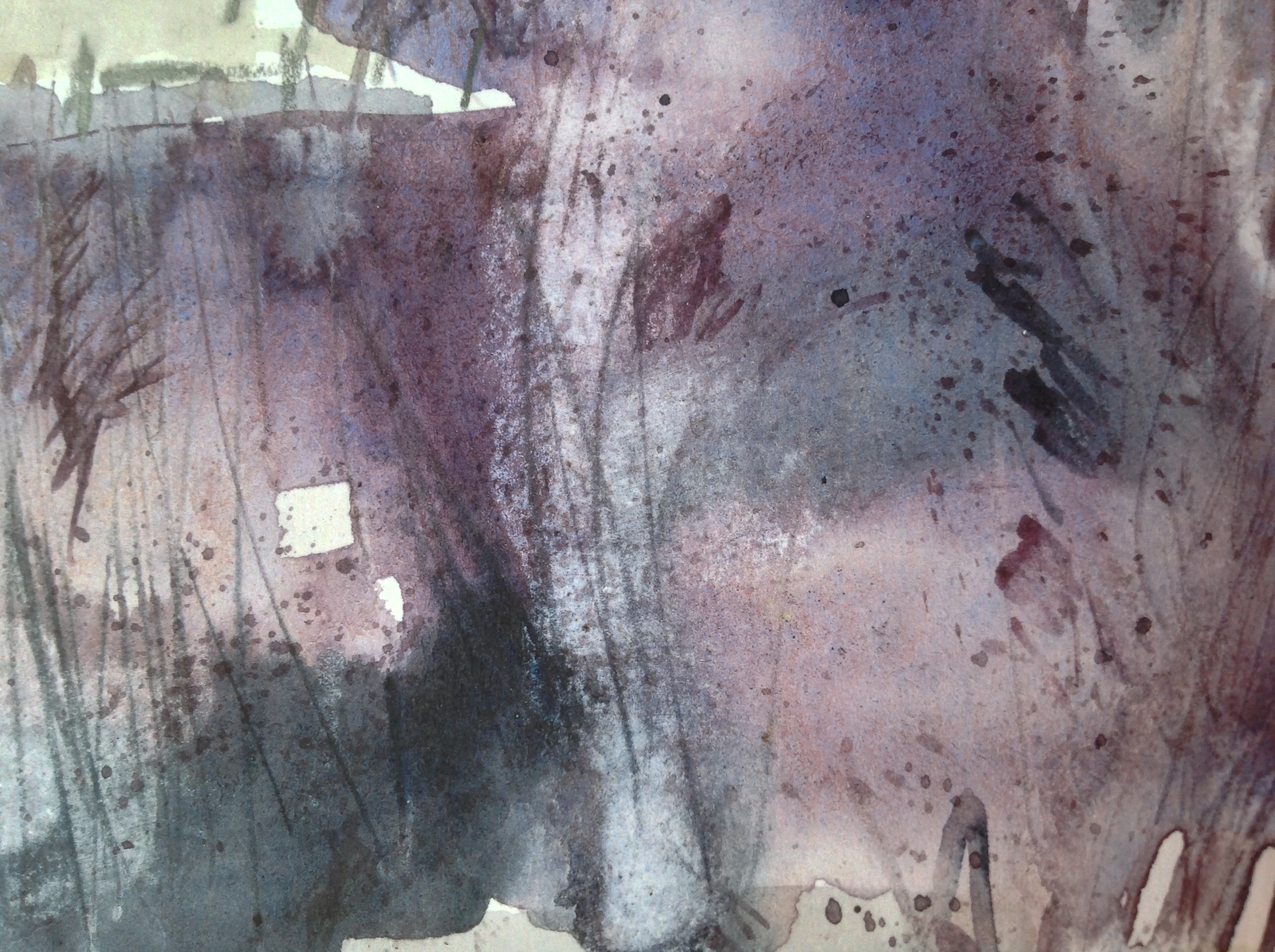 Reedbed sketch (detail) 2 © Mari French 2017