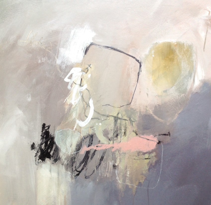 High moorland (mixed media on board) © Mari French 2018