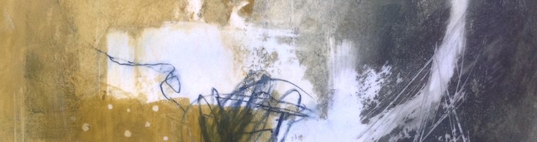 Detail of new work. Mixed media on Duralar. © Mari French 2019