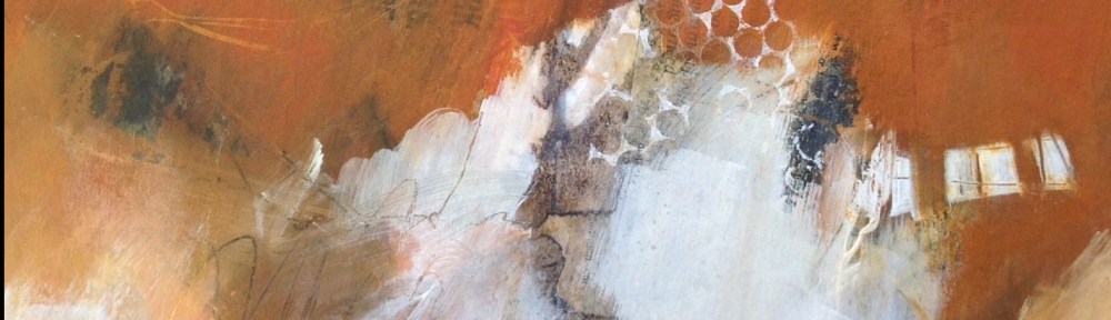 Cropped detail from mixed media Dungeness painting